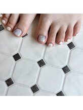 プリュネ(Prune)/ブルー/ホワイト