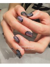 エヌーク バイ ブラウン(enurk by Brown)/Hand★ギャラクシーミラーネイル