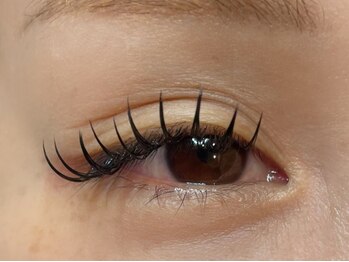 マイラッシュ 草津店(my lash)の写真/<ダブルフラットラッシュ>自まつ毛に対しエクステをしっかりとホールドするので圧倒的なモチの良さが魅力!!