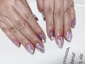 アイリッシュネイル 久屋大通店(Irish Nail)/ニュアンスパープル