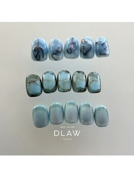 ドロウ フィーグ(DLAW figue)/ライトブルーデザイン３種