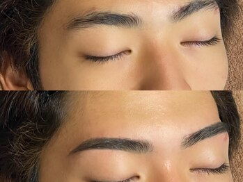 アイビー 長崎店(+i.b)の写真/メンズ眉毛のプロだからこそ出来るメンズ特化のデザイン◎眉毛のプロが女性から見た「モテ眉」を叶えます♪