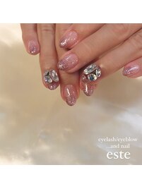 ビジューネイル &nbsp;ネイル 国立