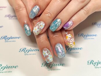 リジュベ(Rejuve)/春のニュアンスネイル☆カラフル