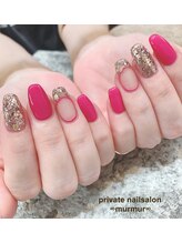 プライベート ネイルサロン マーマ(murmur)/ピンクネイル