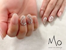 ネイルサロン マミーナオレンジ 錦糸町店/ビジューネイル　ハートネイル
