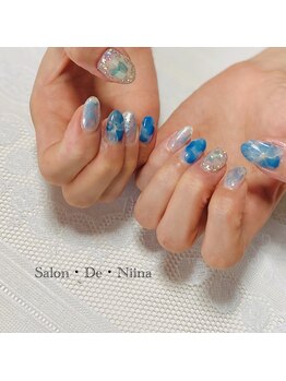 サロンドニーナ(Salon De Niina)/ニュアンス氷大理石5,780円♪°