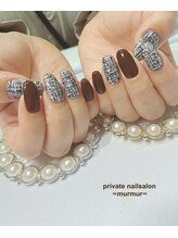 プライベート ネイルサロン マーマ(murmur)/ツイードネイル