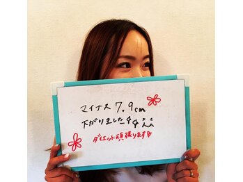 芦田整体療術院/骨盤調整マイナス7.9 cm◎