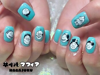 ネイルマフィア 原宿(NAIL MAFIA)/痛ネイル/キャラネイル