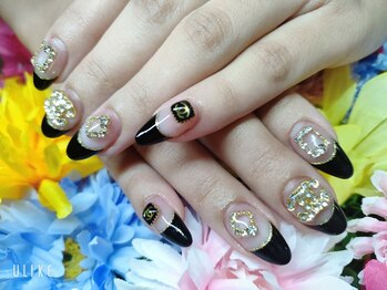 タマ(TAMA)/黒☆フレンチ♪パーツ付け放題☆