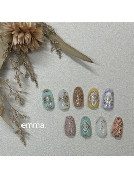 エマ(emma.)/タイルネイル1本¥1300~