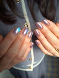 奥行きマグネット×ミラーネイル