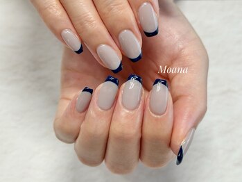 ワンカラー+フレンチ