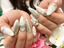 ネイルサロン カラーエイト(Nailsalon COLOR.8)/スカルプミラーネイル・ロング