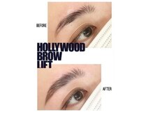【眉毛】ハリウッドブロウリフト/眉毛Wax/パーマと同時施術人気