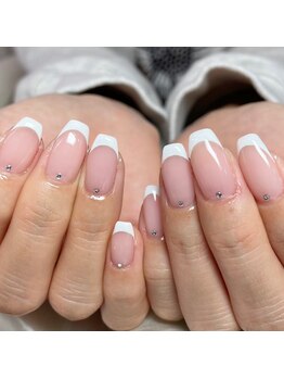 アイリッシュネイル 久屋大通店(Irish Nail)/白フレンチ