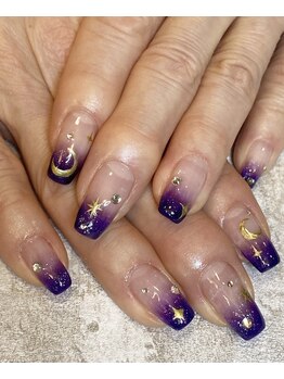 ガーデン ヘア&エステ&ネイル Garden/パープルグラデーション