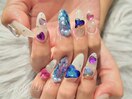 宝石箱ネイル☆