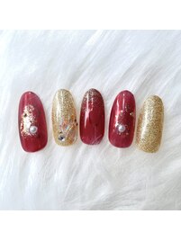 金箔ネイル