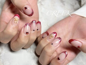 クリーク(CREEK)/赤フレンチボルドーマグネット