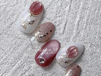 ニコリー 岡本店(NICORY)の写真/【ジェルネイルが出来ない方でもマニキュア＆ケアメニュー有】圧倒的なデザイン提案で支持を得ているサロン