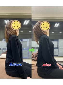 ウェルネスストレッチ バンバン/before after