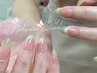 【Hand】うる艶マグネットグラデーションフレンチ　¥6480