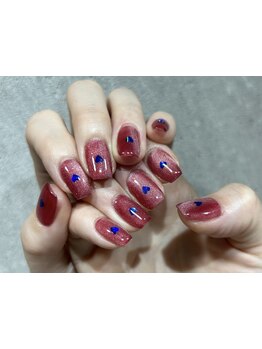 ショートネイルデザインが豊富