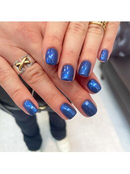 パラジェル登録サロンLea nail　長堀橋/ミラーワンカラー