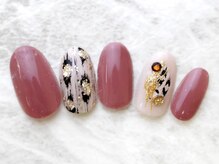 ネイルサロン タイムズスクエア 梅田店(Nail Salon Times Square)/レオパード×ピンク
