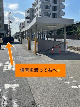 ムク(MUKU)/駅からサロンまでの道順3
