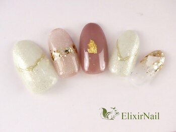 エリクサーネイル 神田(Elixir Nail)/シンプル / クーポン使用