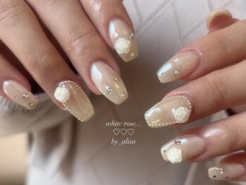 ヴィコ 堀江店(＋vico)/薔薇ネイル：ALISA