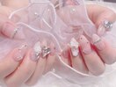 ワンホンネイル/ピンクネイル