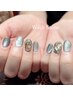 《HAND》願い石×色カードセレクト♪両手2本アートWish Stone Nail