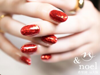 ノエル(Noel)/冬ネイル ボルドー クリスマス