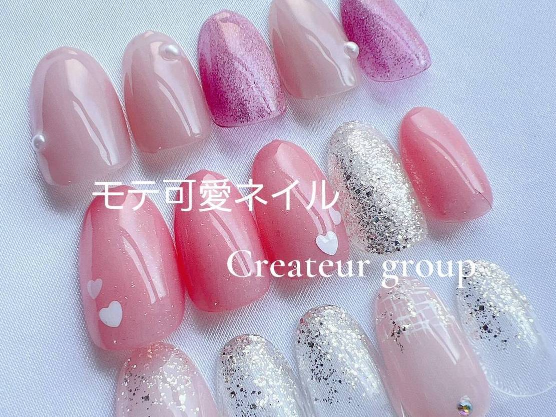 【他店オフ無料】モテ可愛トレンドネイル＊定額アート〈Hand〉