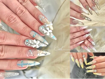 nail salon Ciel【シエル】の写真/【持ち込み画像可◎】シンプル～個性派/ロングネイル/イベント前の推しネイルにもおすすめ*