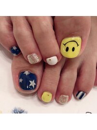 ニコちゃんネイル