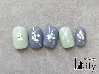 リリー 橋本店(Lily)/爽やかブルーネイル☆