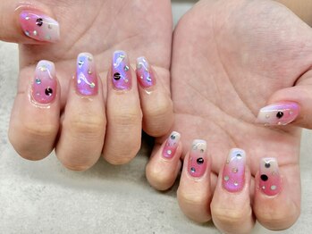 ネイルサロン ドゥ(Nail Salon Doux)/【ラテリア】ビジューネイル