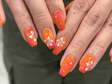 シェル トウキョウ(SHELL TOKYO)/海外ネイル ハイビスカス