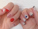 左右違いが可愛い♪
