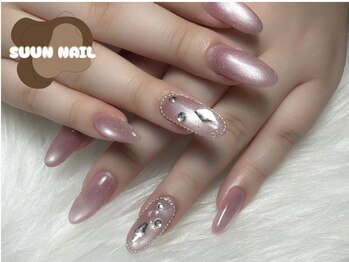 スウンネイル(SUUN NAIL)の写真/【選べる2本デザイン】シンプルなのに可愛い指先へ♪毎月楽しめる大人可愛いネイル