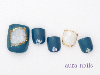 アウラネイルズ(aura nails)/●フットジェル　￥１１，０００
