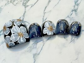 マグネットフラワーネイル