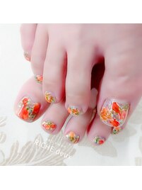 キラキラ金魚ネイル