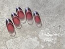 変形フレンチネイル