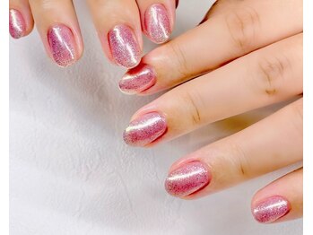 ラヴィネイル(La Vie Nail)/ワンカラー/ラメ/ピンク